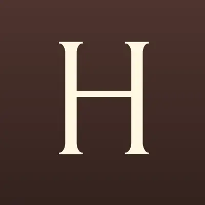 Hotsnab, компания по снабжению гостиниц, лого-визитка